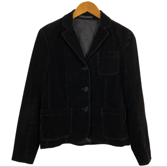 Theory Jackets & Blazers - Theory Cord Brown Blazer Jacket Size 6